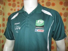 Ancien POLO MAILLOT MADSPORT FC MOULINS RUGBY A XV TL Jersey Shirt FFR Fédérale