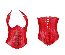 Femme Simili Cuir Bustier
