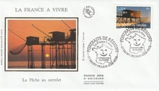Enveloppe 1er jour france - enveloppe,