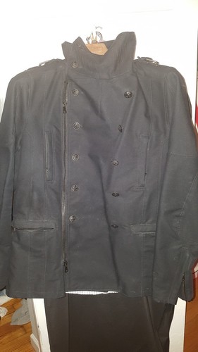 Balmain men black zip button - balmain,