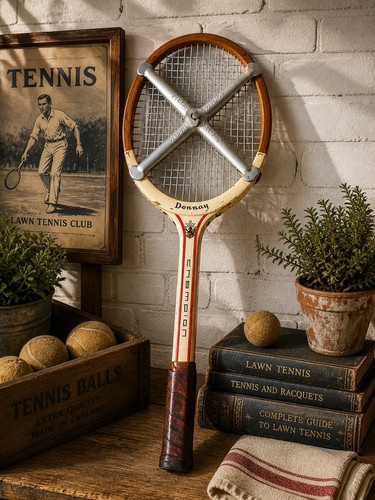 Raquette tennis ancienne - raquette, de