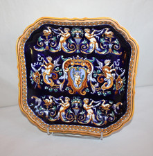 Coupe carrée  en faïence de