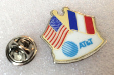 Pin's lapel pins  Vintage  drapeau flag USA (+à venir) version N° 34 version 1