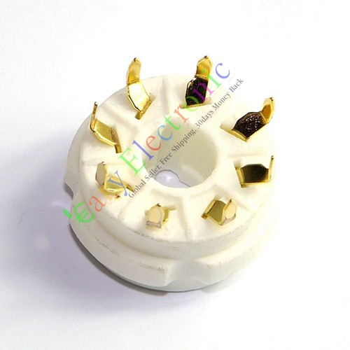 5pc 8pin pcb mount gold - 5pc,