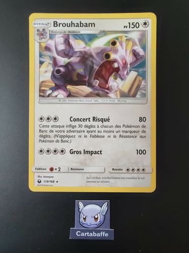 Carte pokémon brouhabam - carte,