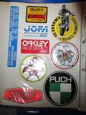 9 AUTOCOLLANTS MOTO