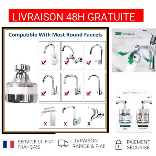 Robinet filtre eau - robinet, universel