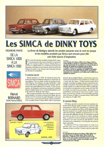 Document dinky toys les - document,
