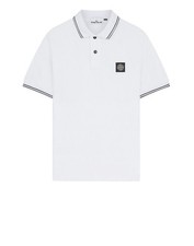 Logo-patch cotton-piqué polo