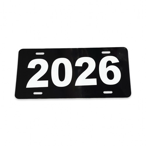 License plate year - plate, chevy