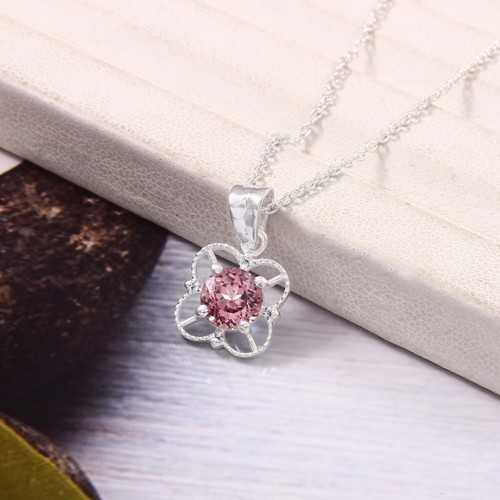 Pendentif padparadscha saphir - pendentif,