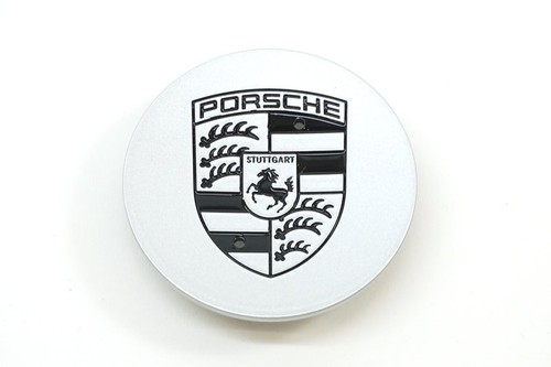 Cache moyeu porsche silver - cache-moyeu,