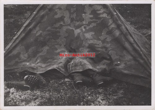 Photo ww2 vie sous tente - photo,,