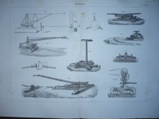 GRAVURE 1880 MATÉRIEL