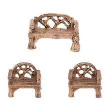  3 Pcs Banc De Jardin
