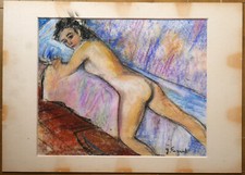 grand tableau pastel de