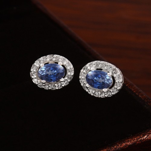 Boucles oreilles saphir - boucles, d’oreilles