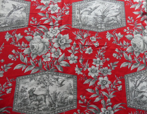 Ancien tissu vintage french - ancien,
