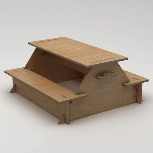 Bureau contreplaqué de - en,