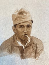 Très Beau Dessin Lavis Encre