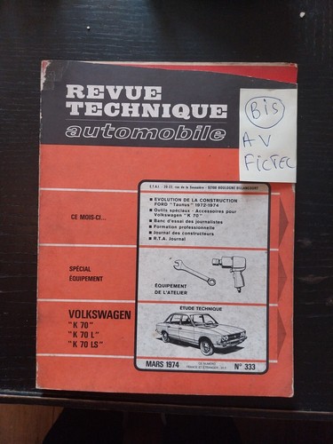 Revue technique volkswagen - technique,