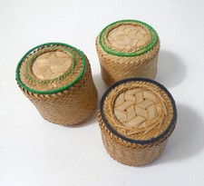 Tip Khao boite à riz gluant en bambou Laos Cambodge Thailande