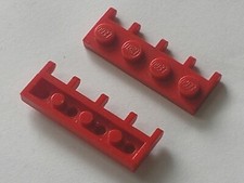 2 x Charniere LEGO Red Hinge