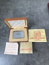 Ancien Briquet Silver Match