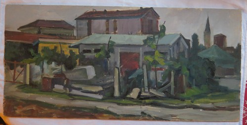 Tableau ancienne peinture - tableau,
