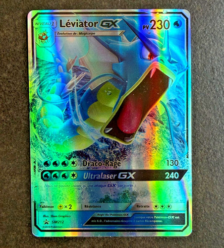 Carte pokemon léviator - carte, gx