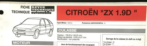 Fiche technique automobile - 1)fiche,