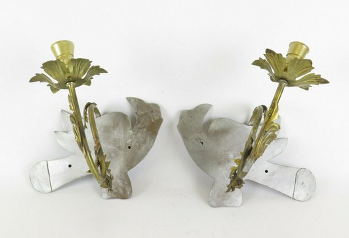 Coppia vieilles appliques - appliques, en