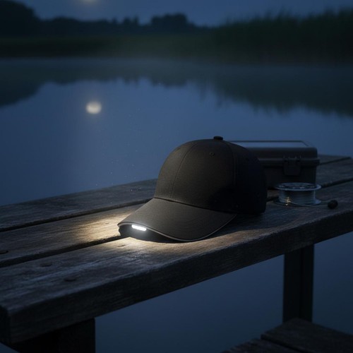 Casquette pêche led - de,