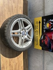 Mercedes Benz W204 Classe C AMG 18 " Alliage Jante OEM Avant Argent N140