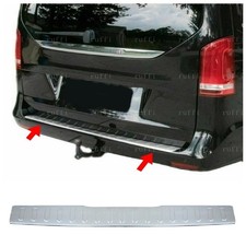 pour MERCEDES VITO W447 2014 ET PLUS Chromé Arrière Protection Pare chocs BROSSE
