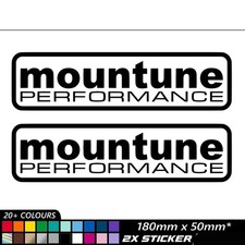 2 x MOUNTUNE Vinyl Sticker