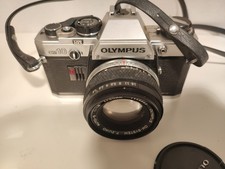 Vintage Olympus OM10 Full working  Camera SLR for OM lens mount s/n 421198 +50mm