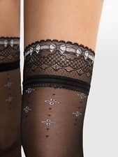 Bas sexy femme autofixant