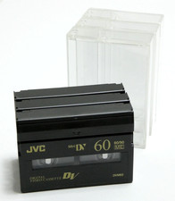 LOT 3 K7 MINI DV JVC DVM 60 MIN CAMESCOPE CAMERA DIGITAL VIDEO CASSETTE OCCASION