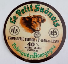 Etiquette ancienne de fromage