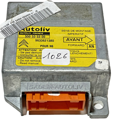 9633621380 calculateur airbag - 9633621380,