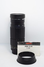 RARE Télé-Objectif ZOOM ANGENIEUX 70-210mm f/3,5 (NIKON AI) + FILTRE/PARE-SOLEIL