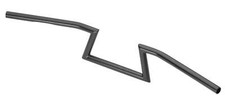 7/8 Pouces Z-Bar Guidon Noir Largeur / Hauteur 85/14cm Incl. Homologation