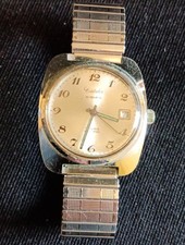 Montre Mécanique Homme Cristalor Automatic 17 Rubis Antichoc Boitier 40x35mm