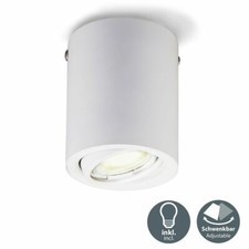 Plafonnier LED Spot en saillie blanc GU10 spot plafond 5W couloir cuisine salon