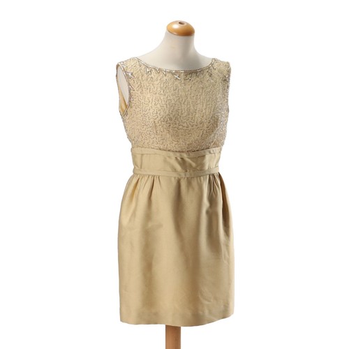 Robe cocktail vintage soie - robe, de