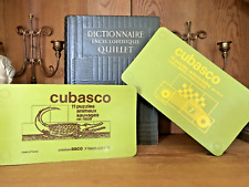 Lot de 2 Boîte De Puzzle Educatif Cubasco Vintage
