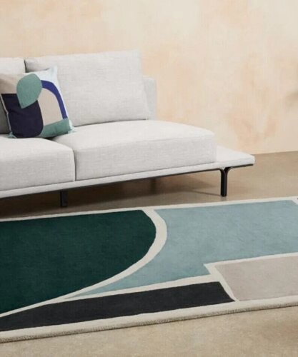 Beau tapis moderne - , conçu