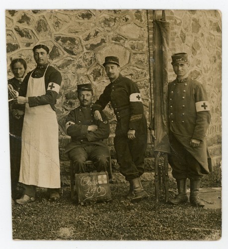Carte photo des militaires - carte, photo,
