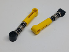 LEGO Technic : 2x Amortisseur 6.5 L - Réf 731c04 jaune - Set 42083 42039 42111